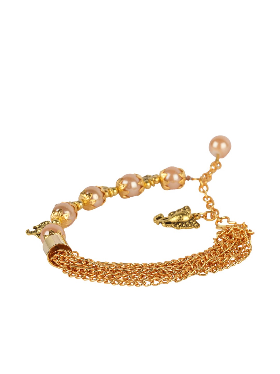 

ANIKAS CREATION Gold-Plated Link Bracelet