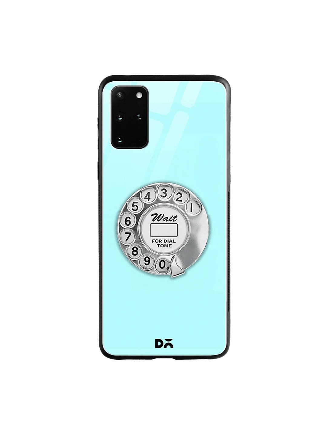 DailyObjects Sea-Green & Grey Dialer Samsung Galaxy S20 Plus Shock Absorbent Glass Case