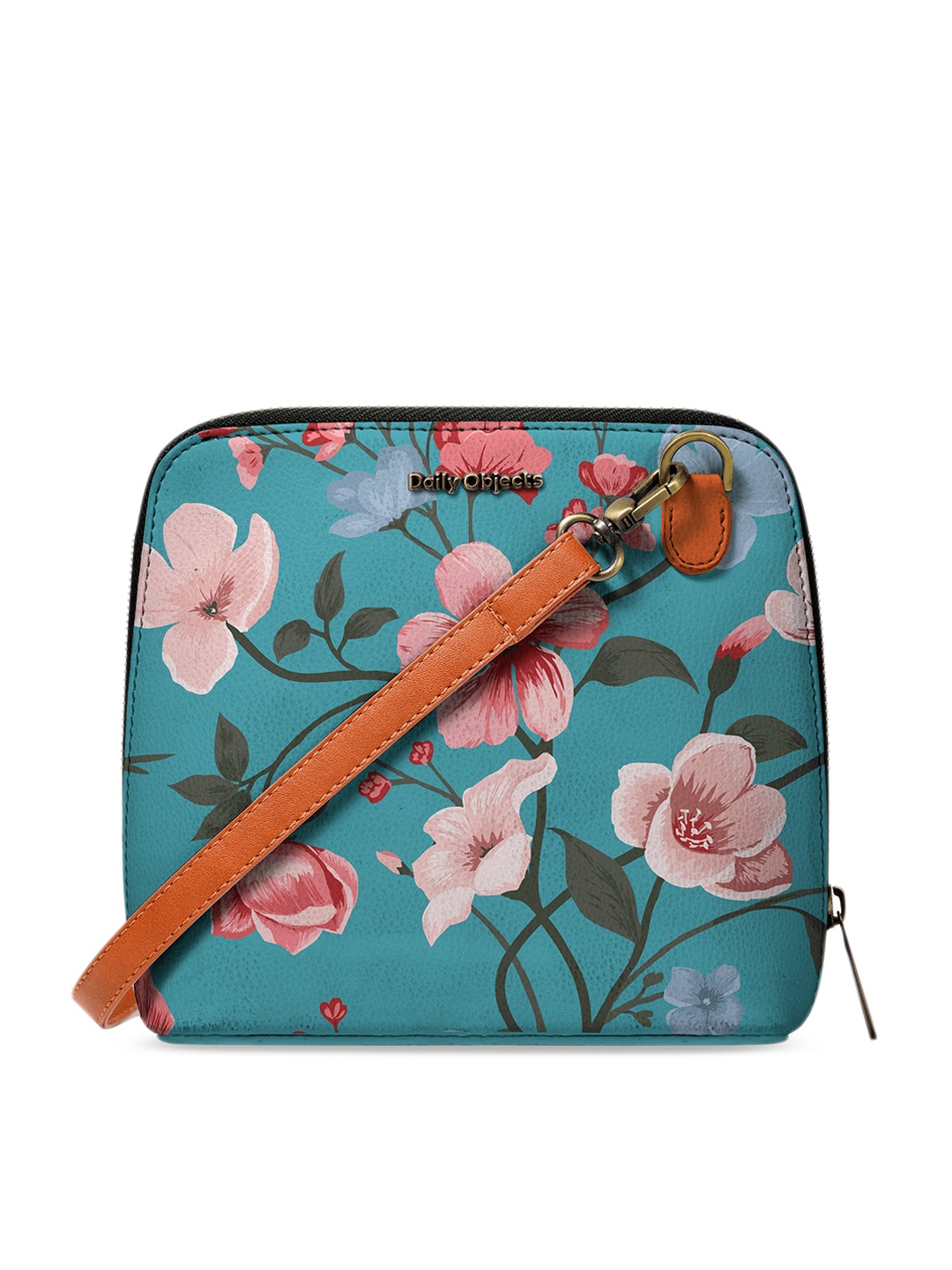 

DailyObjects Blue & Pink Printed Sling Bag