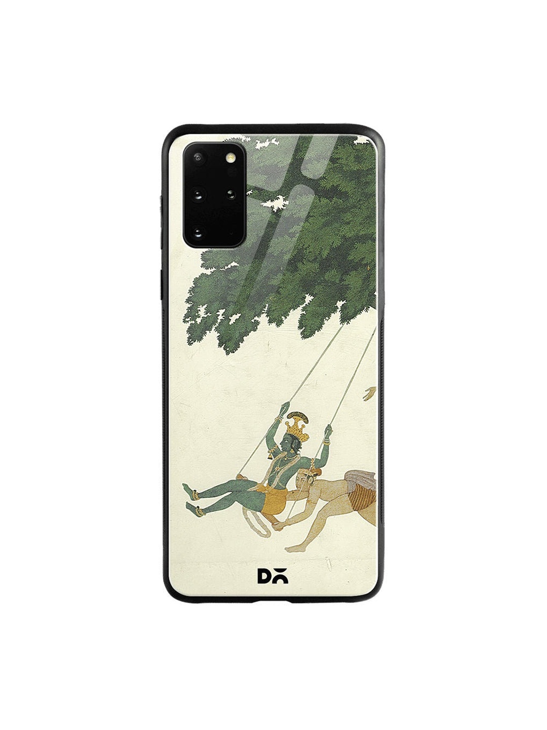 

DailyObjects Green & Beige Krishna Swings Samsung Galaxy S20 Glass Case