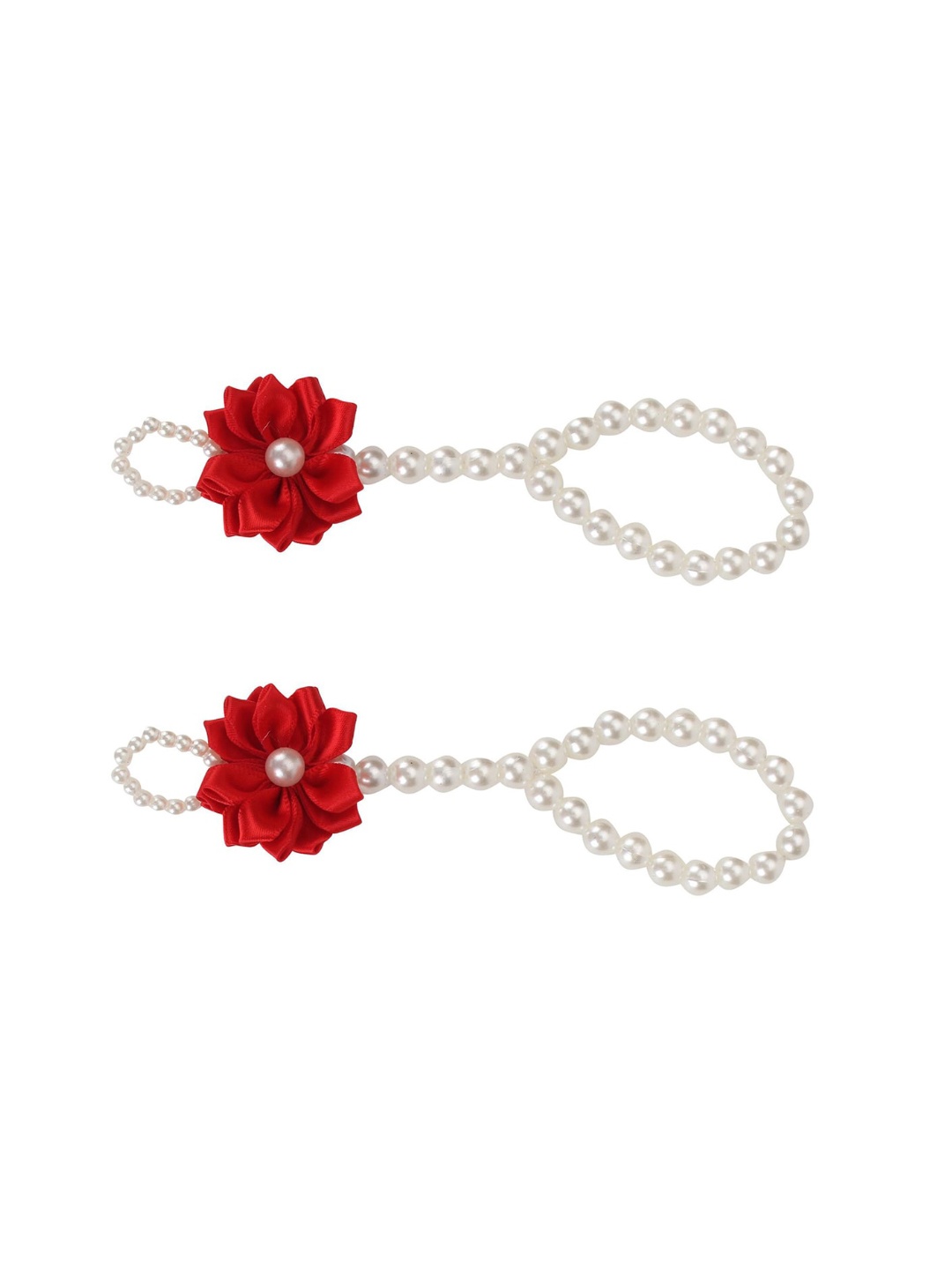 

FUNKRAFTS Girls Red Anklet Set