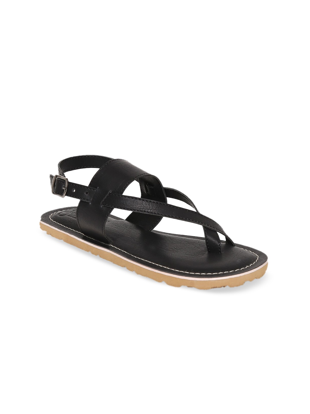 

Tiber Taber Boys Black Comfort Sandals
