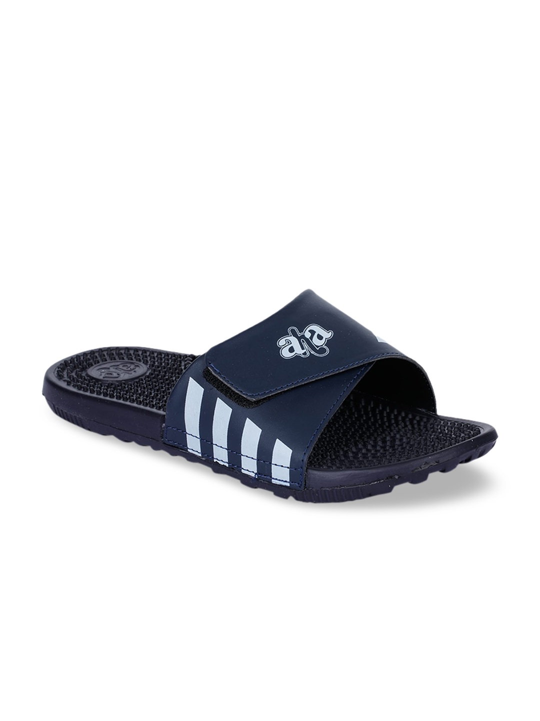

Liberty Men Navy Blue Printed Slip-On