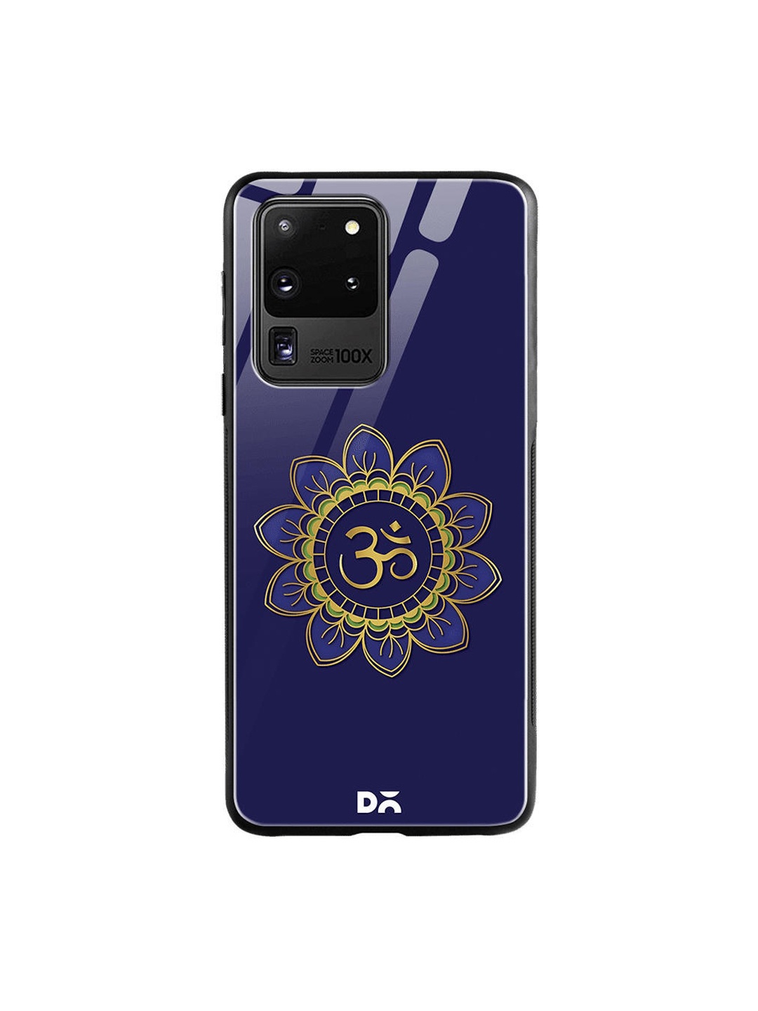 

DailyObjects Blue & Yellow OM Samsung Galaxy S20 Ultra Shock Absorbent Glass Case