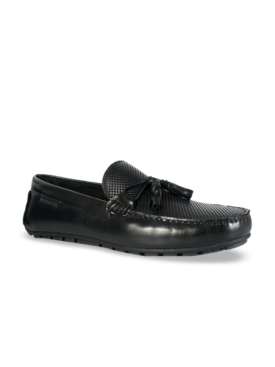 

Kenneth Cole Men Black Solid Leather Formal Loafers