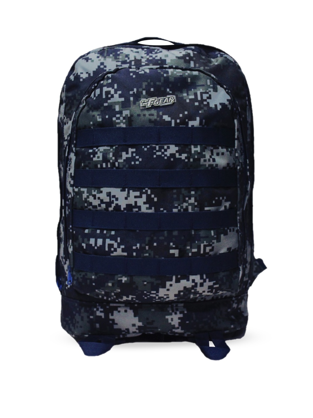 

F Gear Unisex Navy Blue Camouflage Backpack
