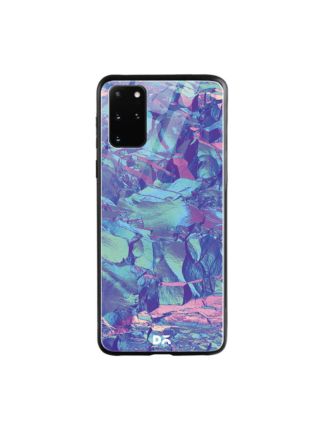 

DailyObjects Blue & Pink Frosted Holo Stone Samsung Galaxy S20 Plus Shock Absorbent Glass Case