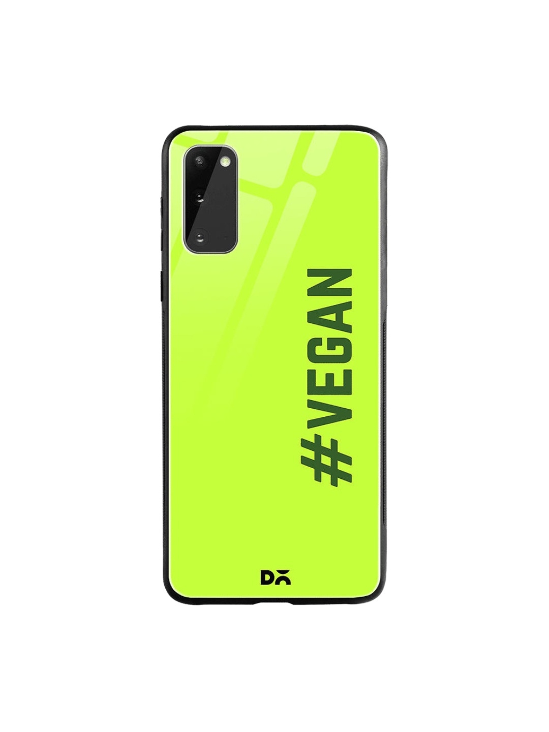 

DailyObjects Green Vegan Samsung Galaxy S20 Shock Absorbent Glass Case