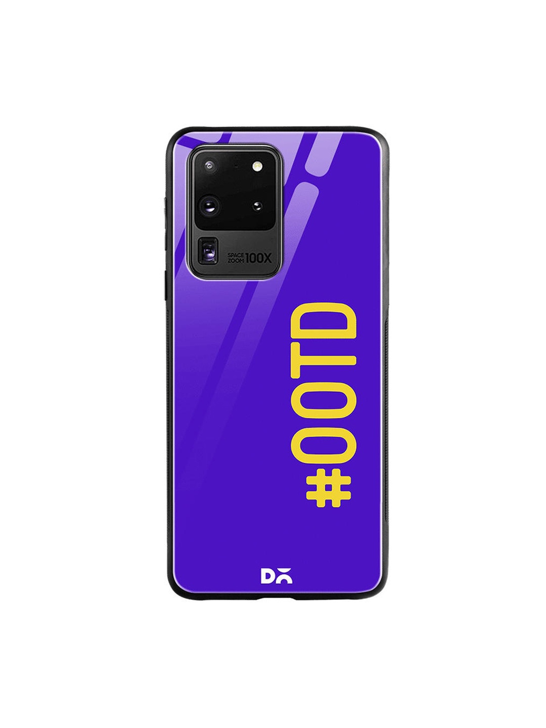 

DailyObjects Blue & Yellow OOTD Samsung Galaxy S20 Ultra Shock Absorbent Glass Case