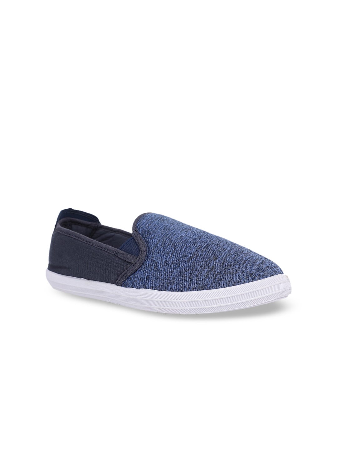 

Bata Women Blue Colourblocked Slip-On Sneakers