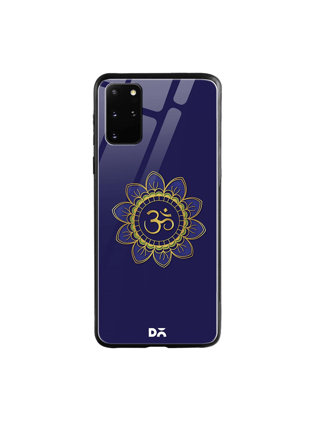 

DailyObjects Blue & Yellow OM Samsung Galaxy S20 Plus Shock Absorbent Glass Case
