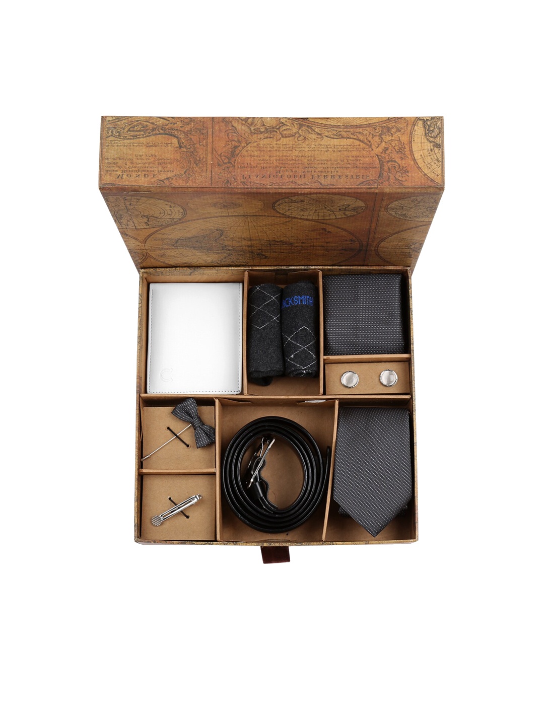 

Blacksmith Men Grey & White Accessory Gift Set