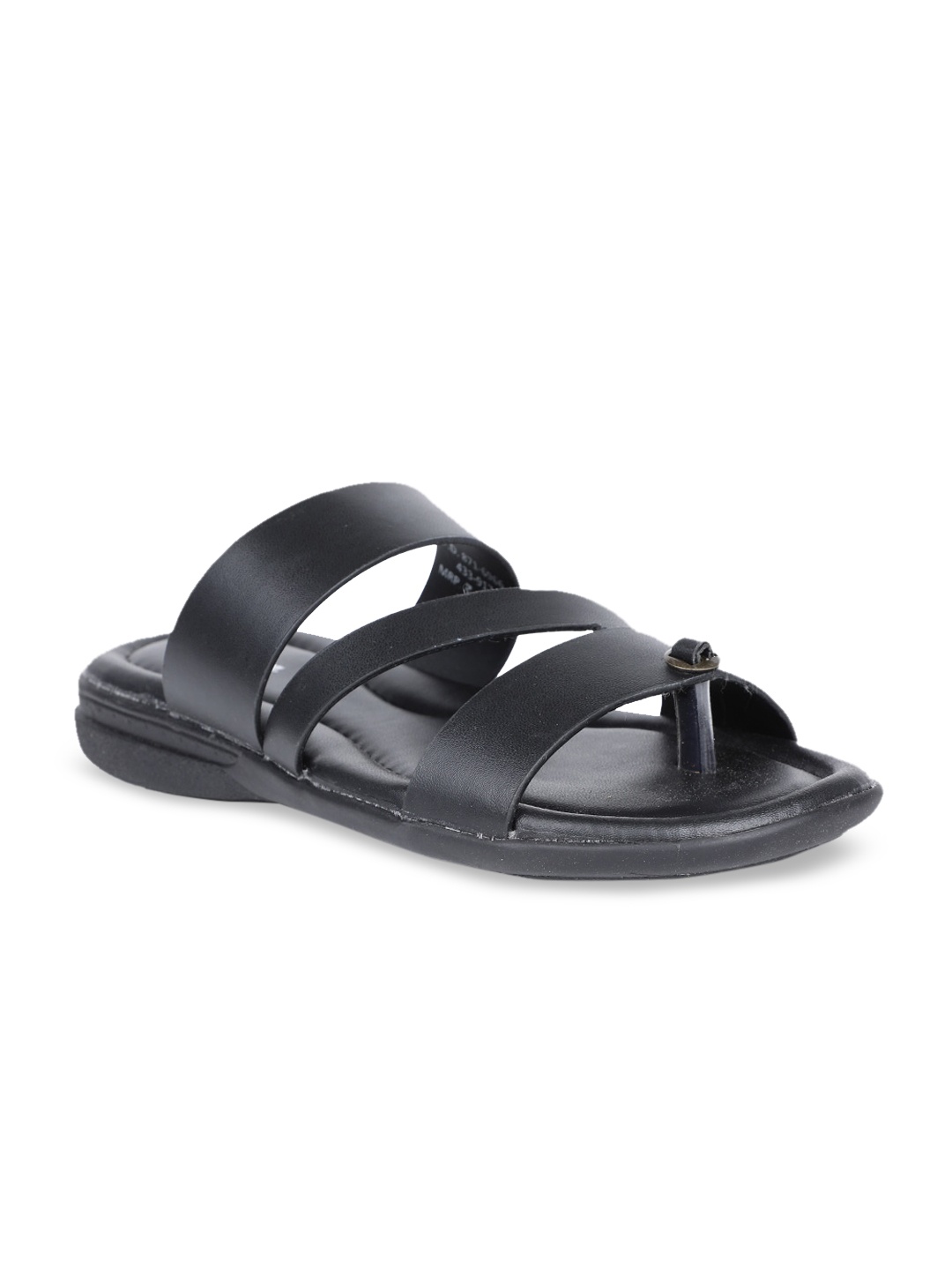 

Bata Men Black Comfort Sandals