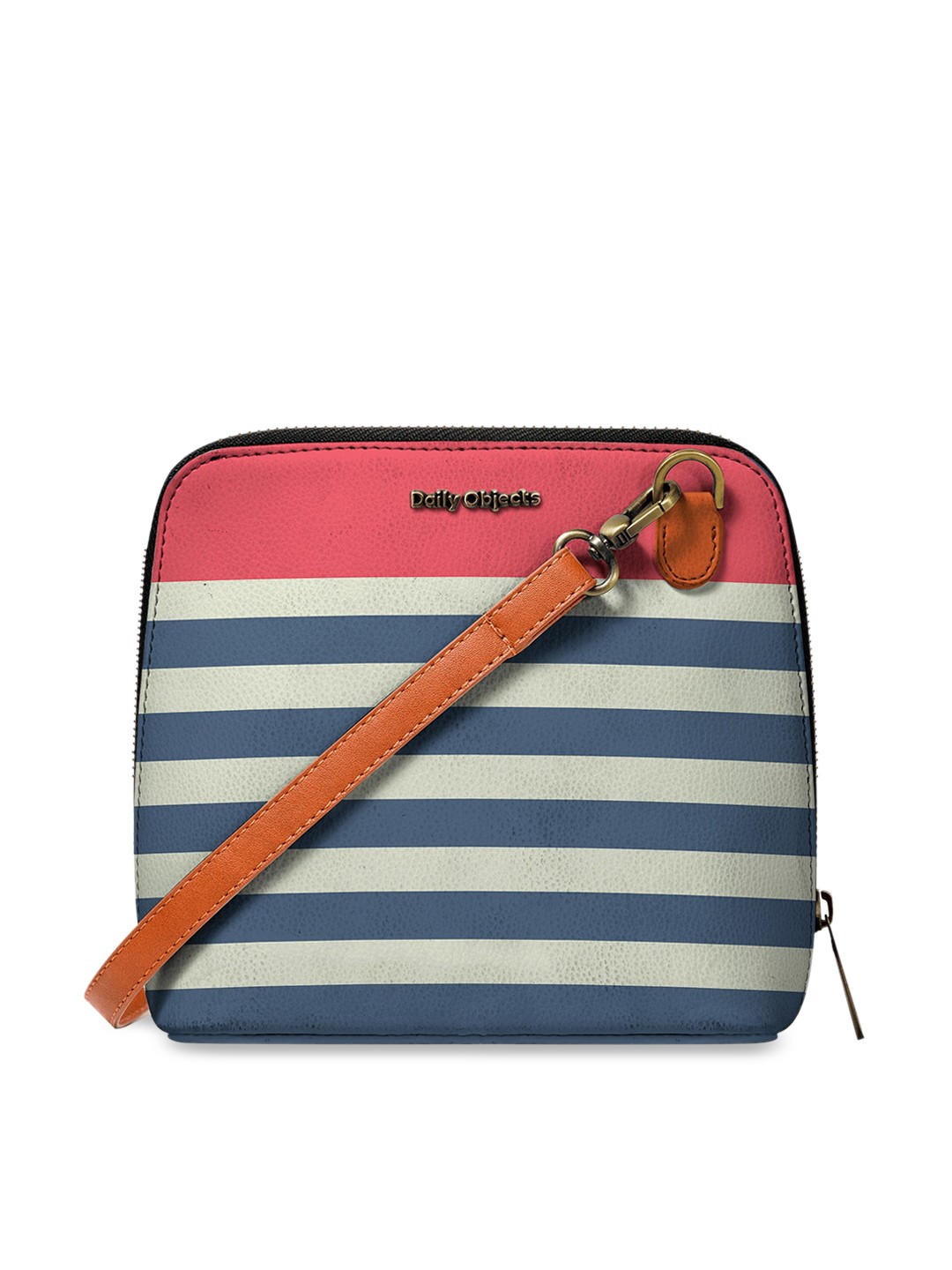 

DailyObjects Multicoloured Striped Sling Bag, Multi