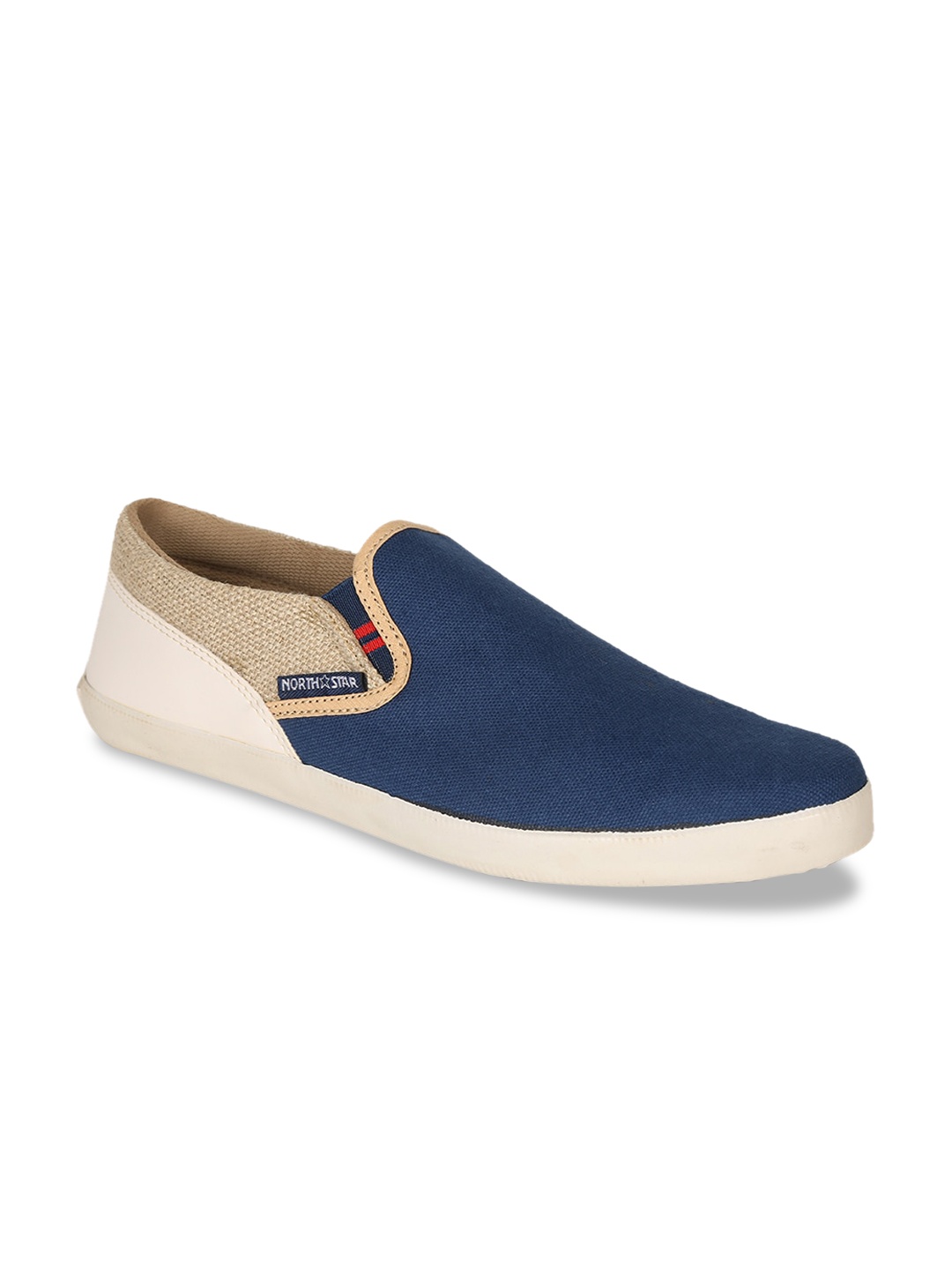 

North Star Men Blue Slip-On Sneakers