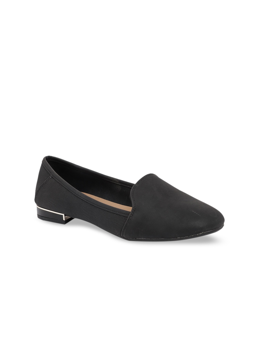 

Call It Spring Women Black Textured Ballerinas