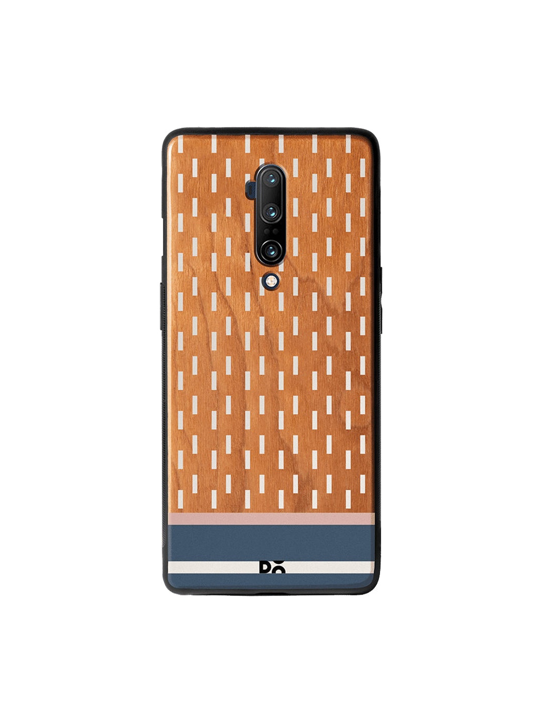 

DailyObjects Brown & White Rainfall Wooden OnePlus 7T Pro Case