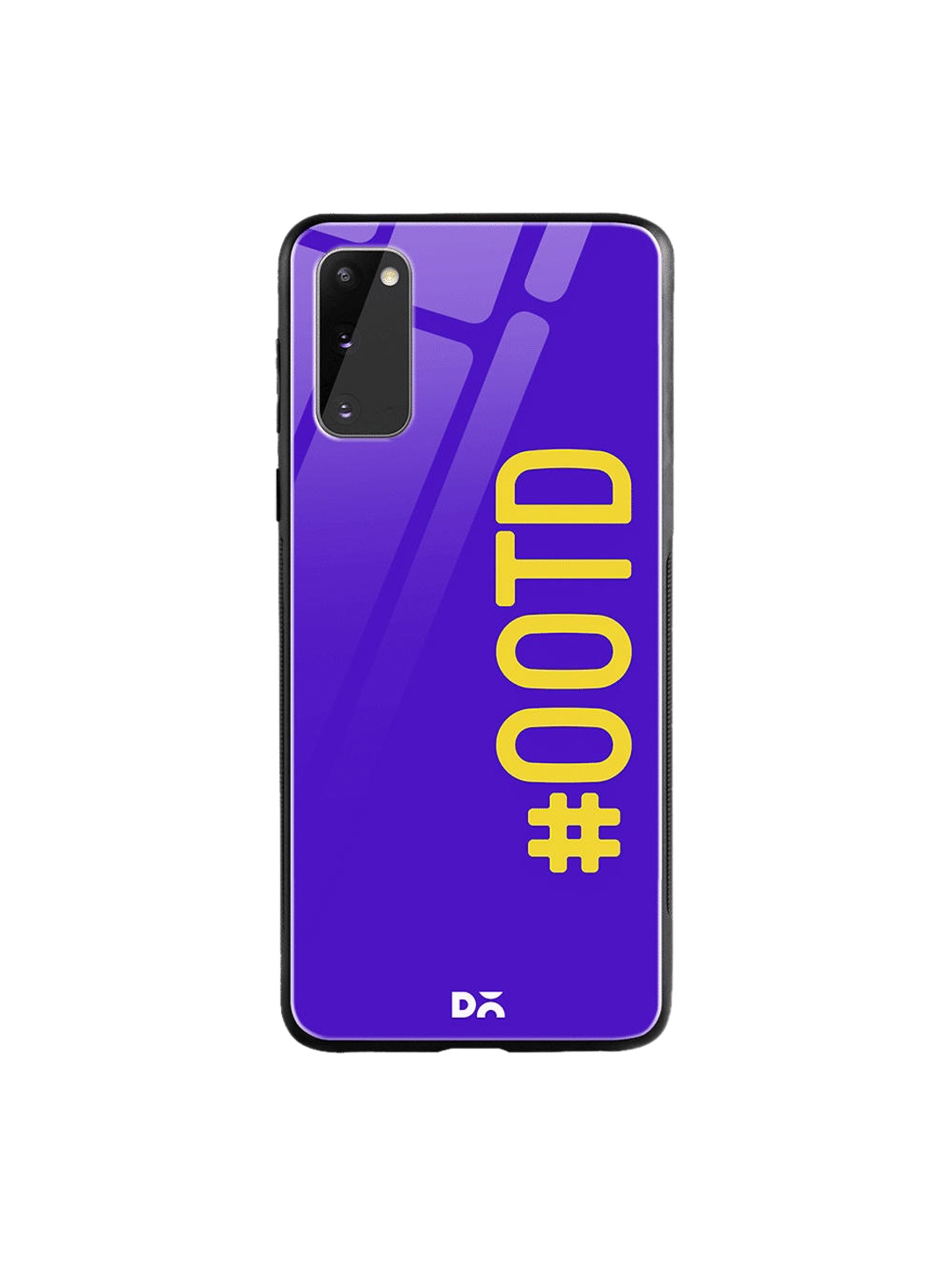 

DailyObjects Blue & Yellow OOTD Samsung Galaxy S20 Shock Absorbent Glass Case