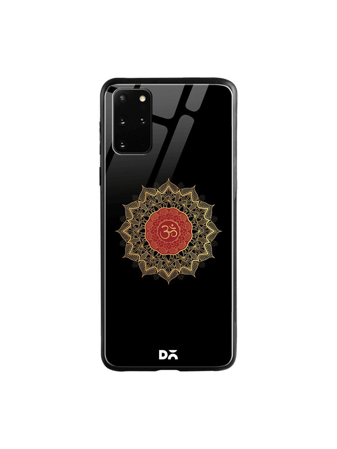 

DailyObjects Black & Brown OM Aura Samsung Galaxy S20 Plus Shock Absorbent Glass Case