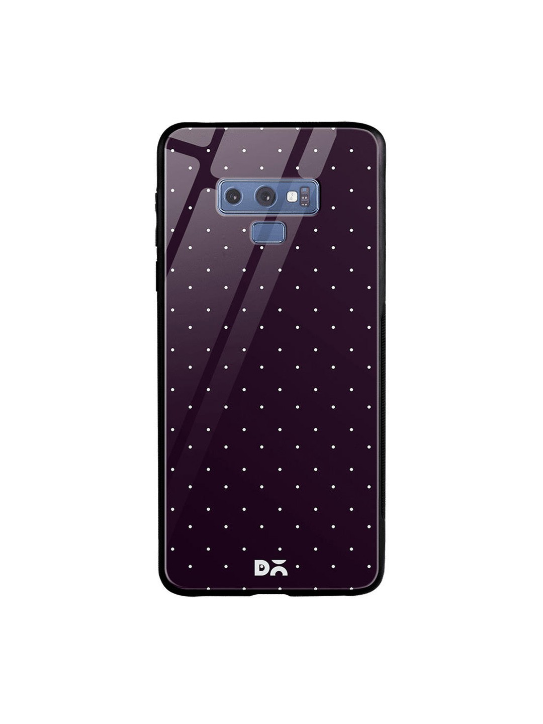 

DailyObjects Purple & White Constellation Dots Plum Samsung Galaxy Note 9 Shock Absorbent Glass Case