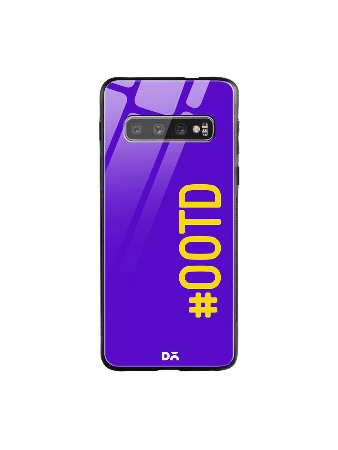 

DailyObjects Blue & Yellow OOTD Samsung Galaxy S10 Plus Shock Absorbent Glass Case