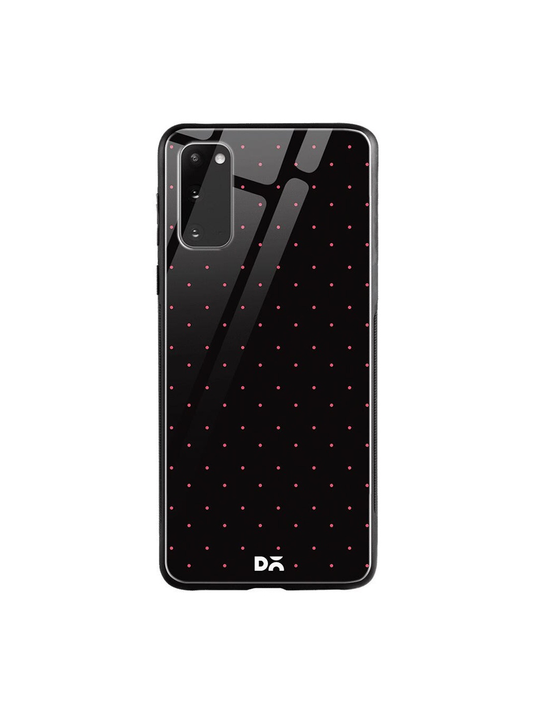

DailyObjects Black & Pink Constellation Dots Samsung Galaxy S20 Shock Absorbent Glass Case
