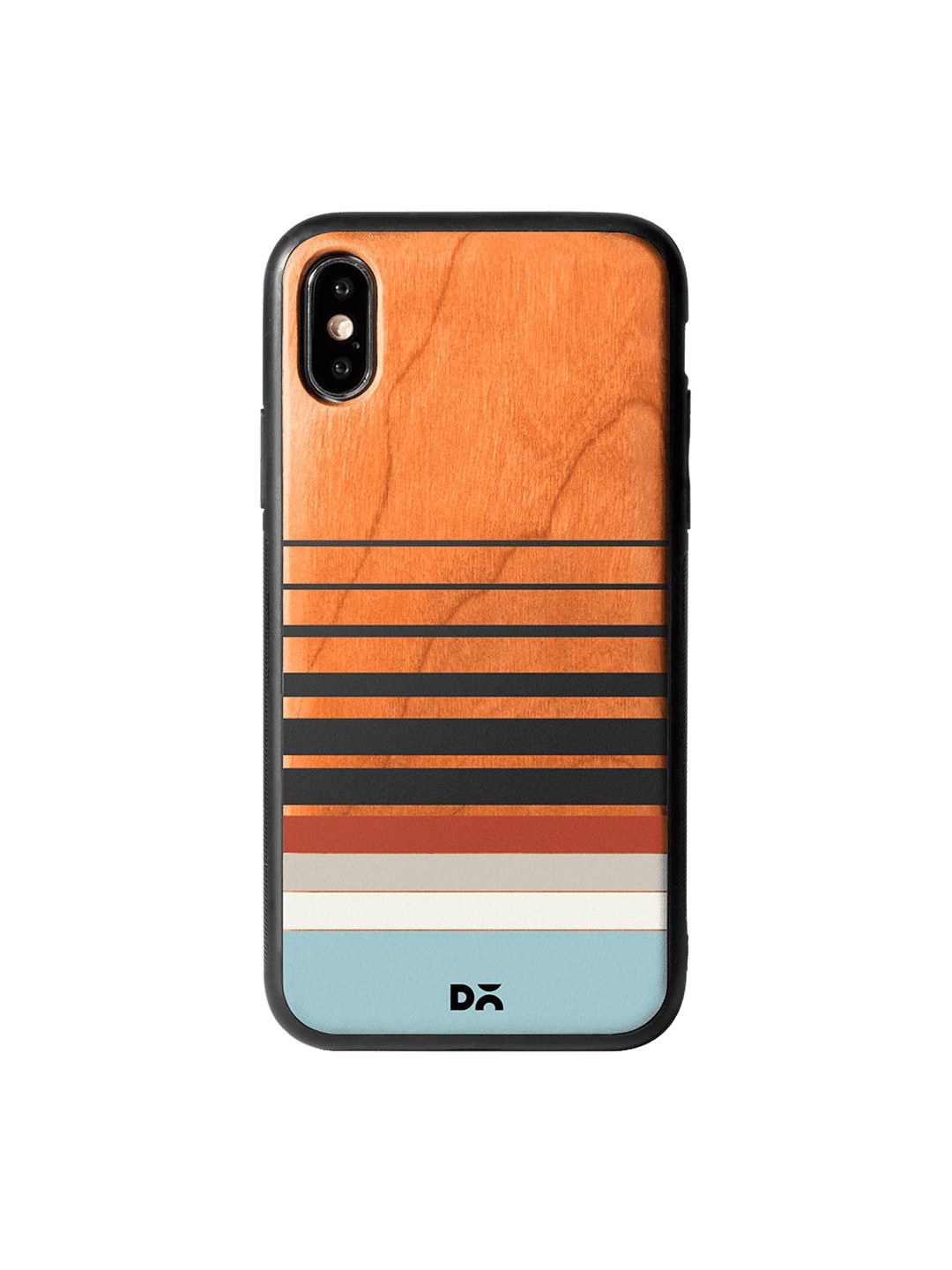 

DailyObjects Brown & Black Seashore Wooden iPhone XS Max Case
