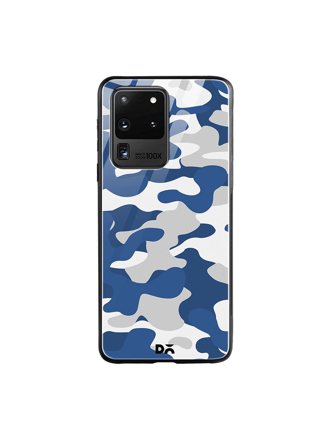 

DailyObjects Blue & Grey Camouflage Samsung Galaxy S20 Plus Shock Absorbent Glass Case