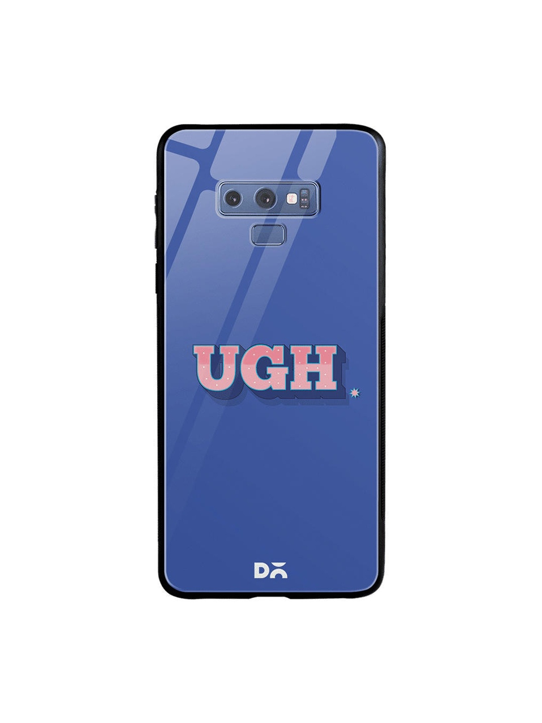 

DailyObjects Blue & Pink UGH Samsung Galaxy Note 9 Shock Absorbent Glass Case