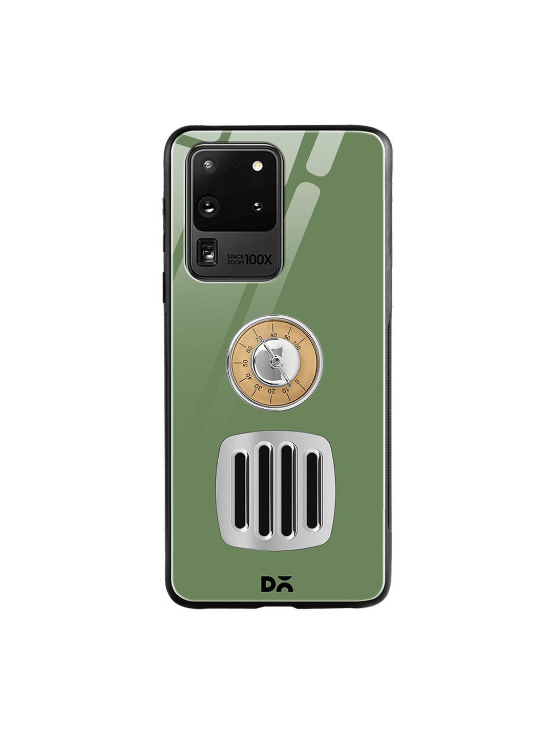 

DailyObjects Green & Brown Radio Samsung Galaxy S20 Ultra Shock Absorbent Glass Case
