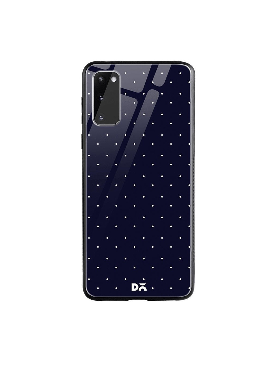 

DailyObjects Navy Blue & White Constellation Dots Samsung Galaxy S20 Shock Absorbent Glass Case