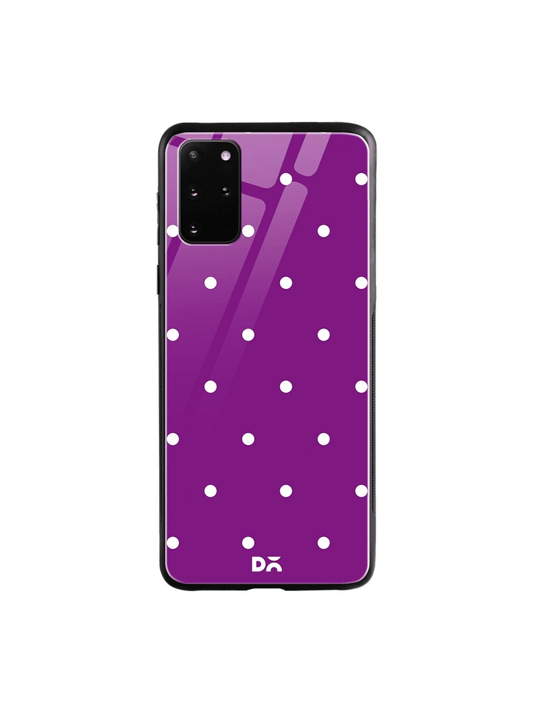 

DailyObjects Violet & White Bubbles Samsung Galaxy S20 Plus Shock Absorbent Glass Case