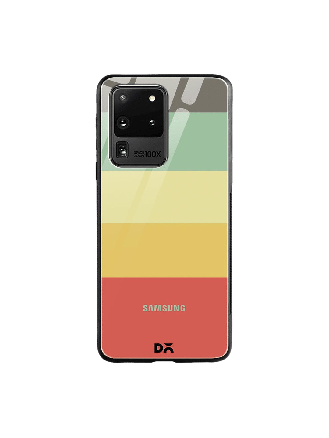 

DailyObjects Pink & Yellow Rainbow Quin Samsung Galaxy S20 Ultra Shock Absorbent Glass Case
