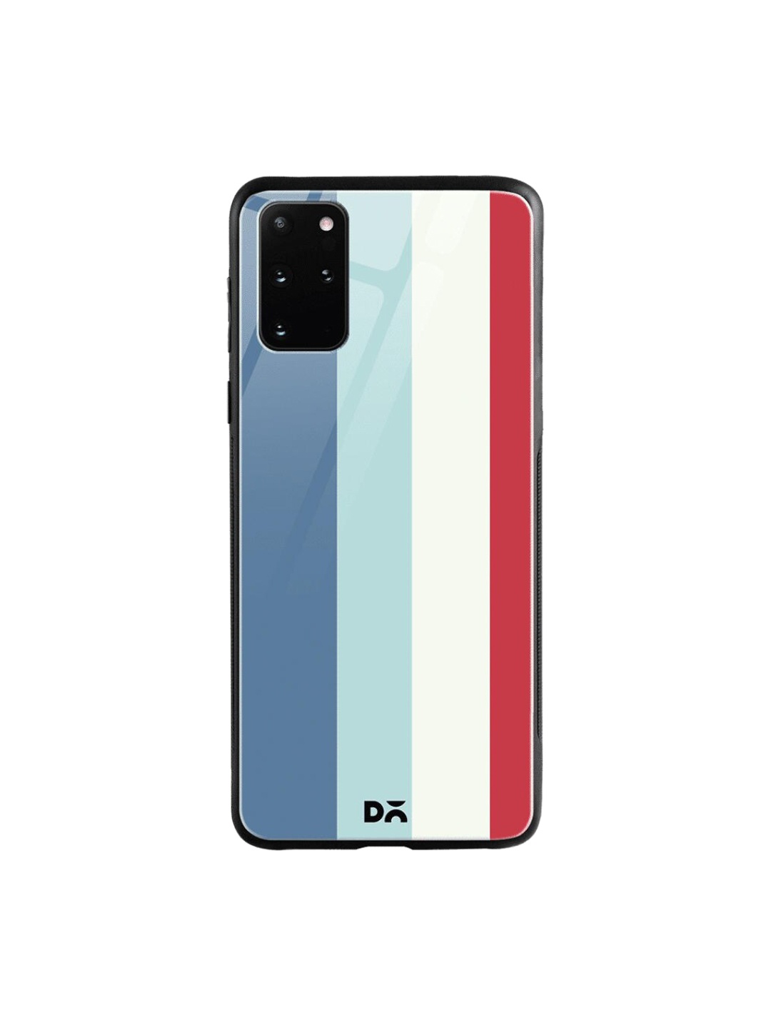 

DailyObjects Green & Red Vertical Samsung Galaxy S20 Plus Shock Absorbent Glass Case