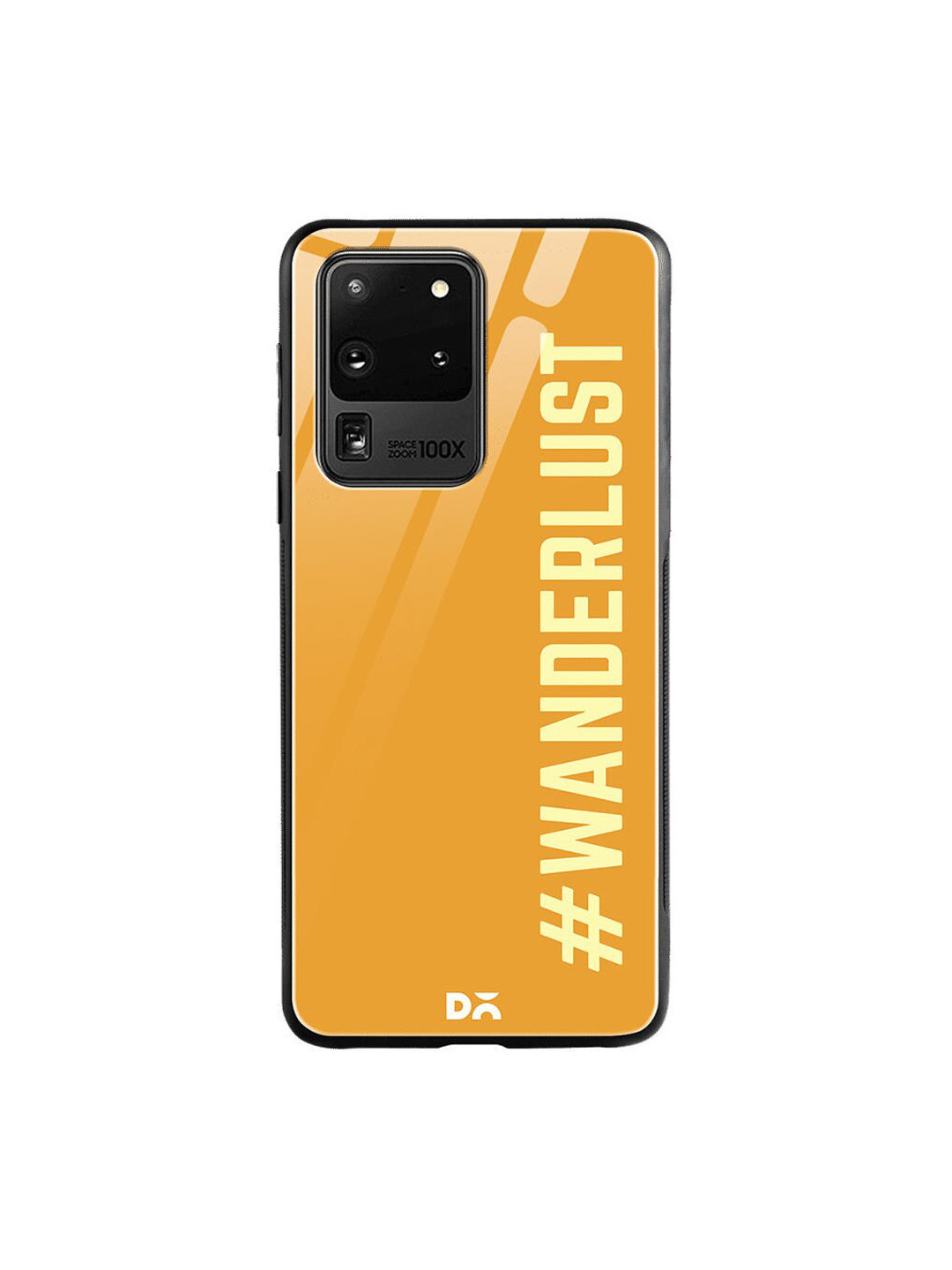 

DailyObjects Yellow & Beige Wandering Samsung Galaxy S20 Ultra Shock Absorent Glass Cover