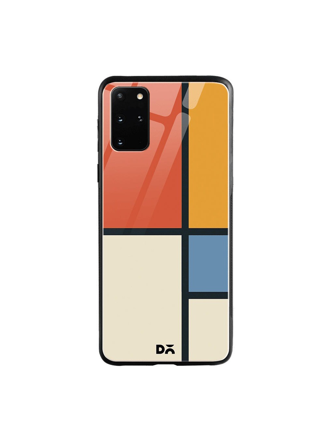 

DailyObjects Orange & Beige Window Samsung Galaxy S20 Plus Shock Absorbent Glass Case