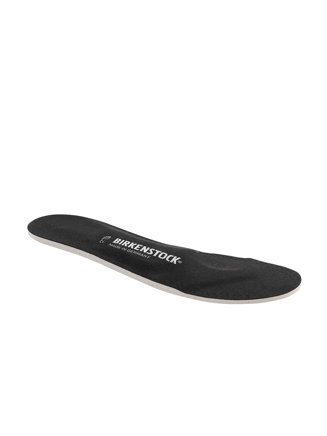 

Birkenstock Unisex Black & Silver-Toned Fussbett Regular Width Comfort Insole