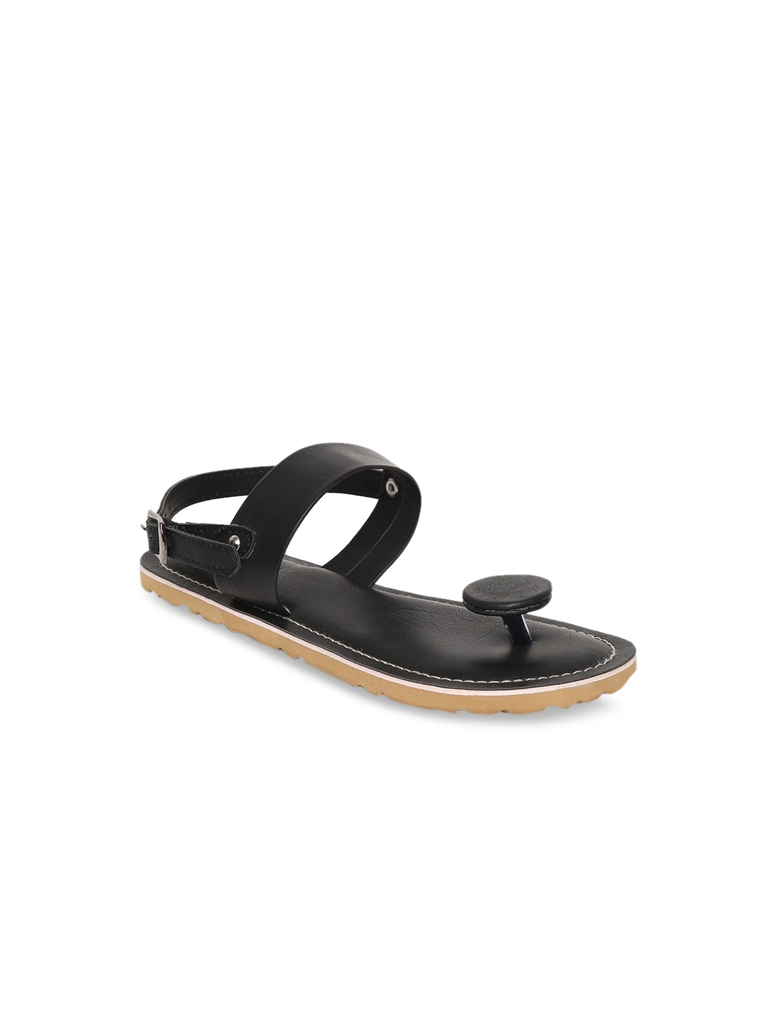 

Tiber Taber Boys Black Comfort Sandals