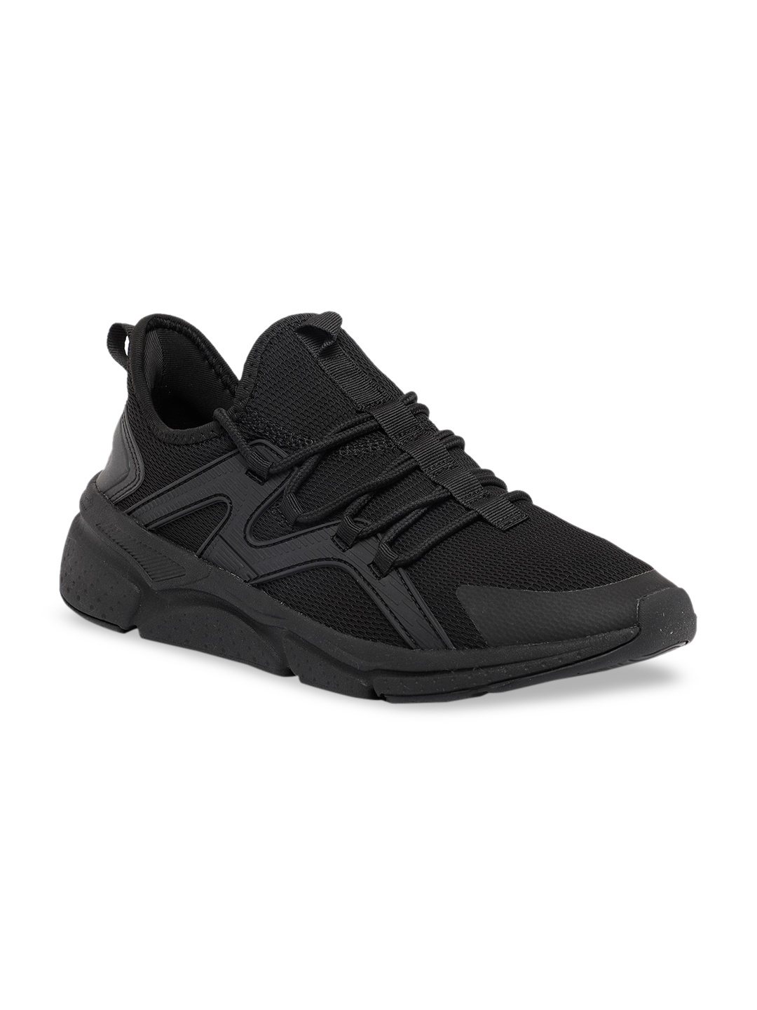 

Call It Spring Men Black Woven Design Sneakers