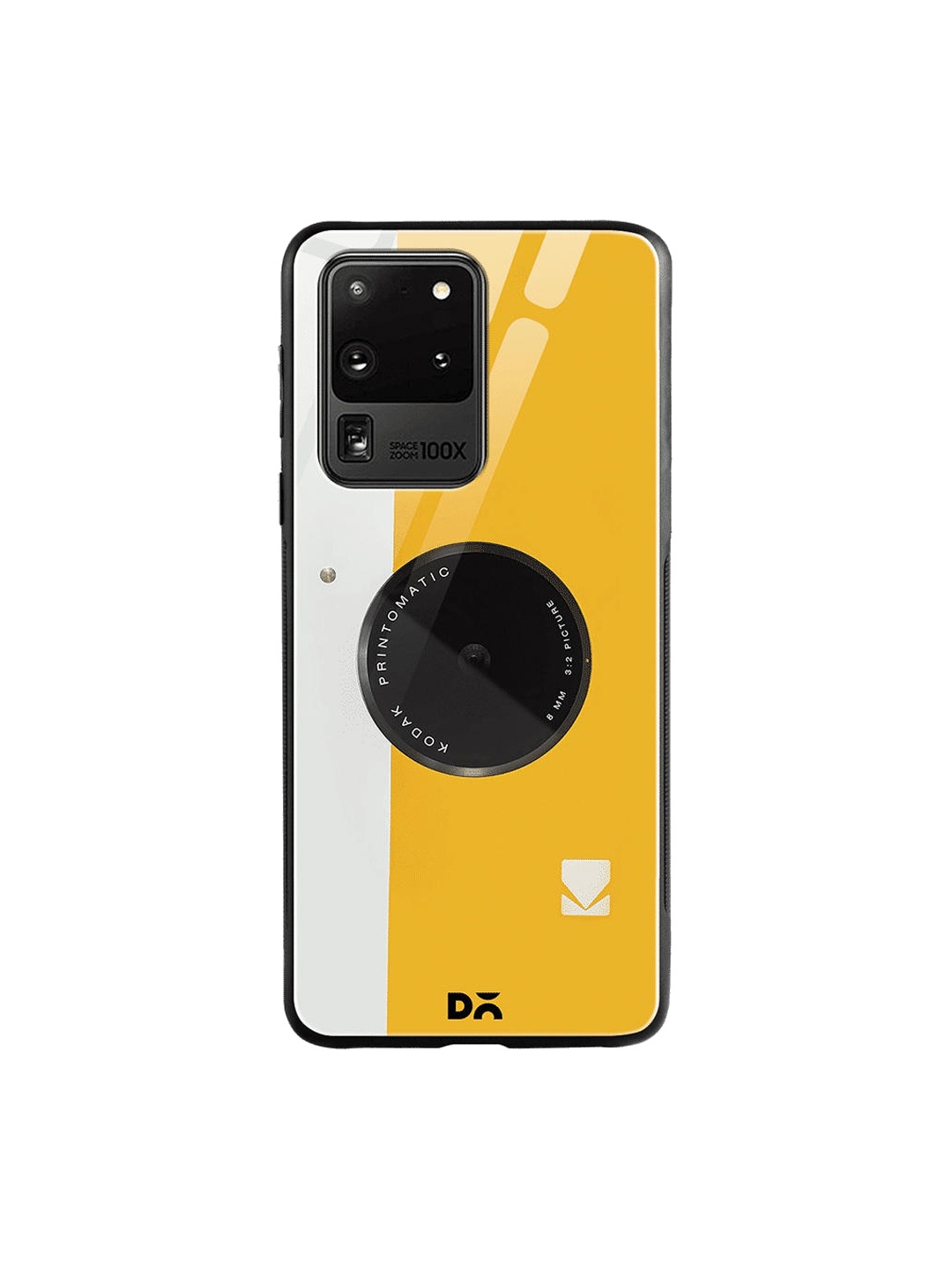 

DailyObjects Yellow & Grey Kodak Samsung Galaxy S20 Ultra Shock Absorbent Glass Case