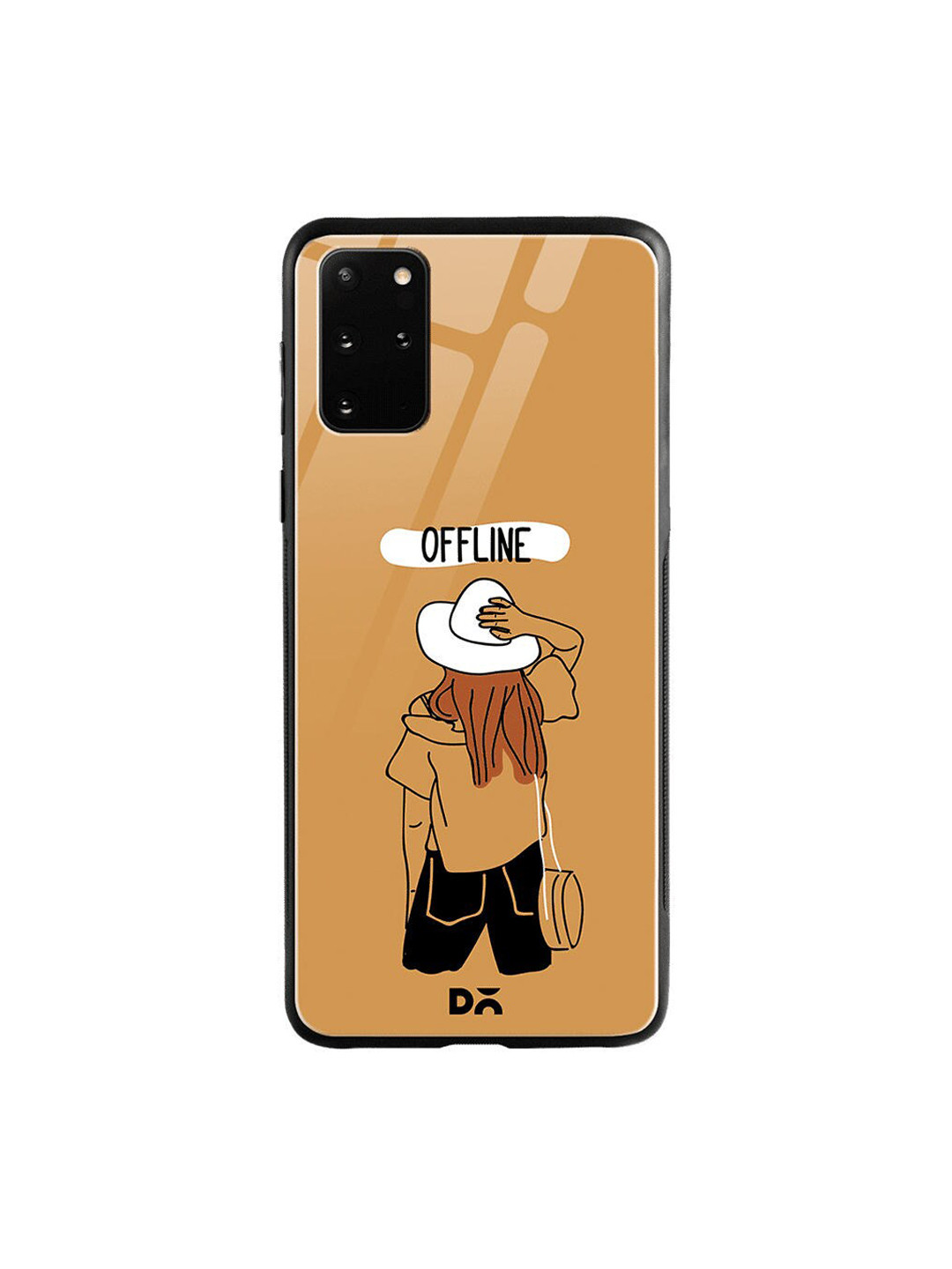 

DailyObjects Mustard Yellow & White Offline Samsung Galaxy S20 Plus Shock Absorbent Glass Case