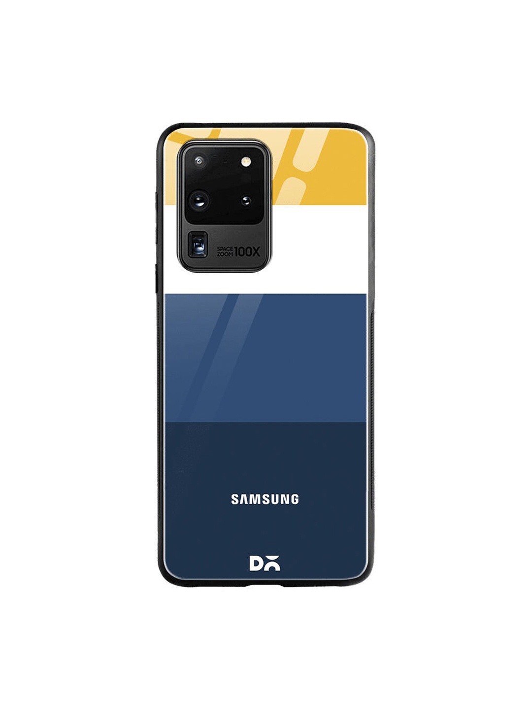 

DailyObjects Blue & Yellow Sunrise Quad Samsung Galaxy S20 Ultra Shock Absorbent Glass Case