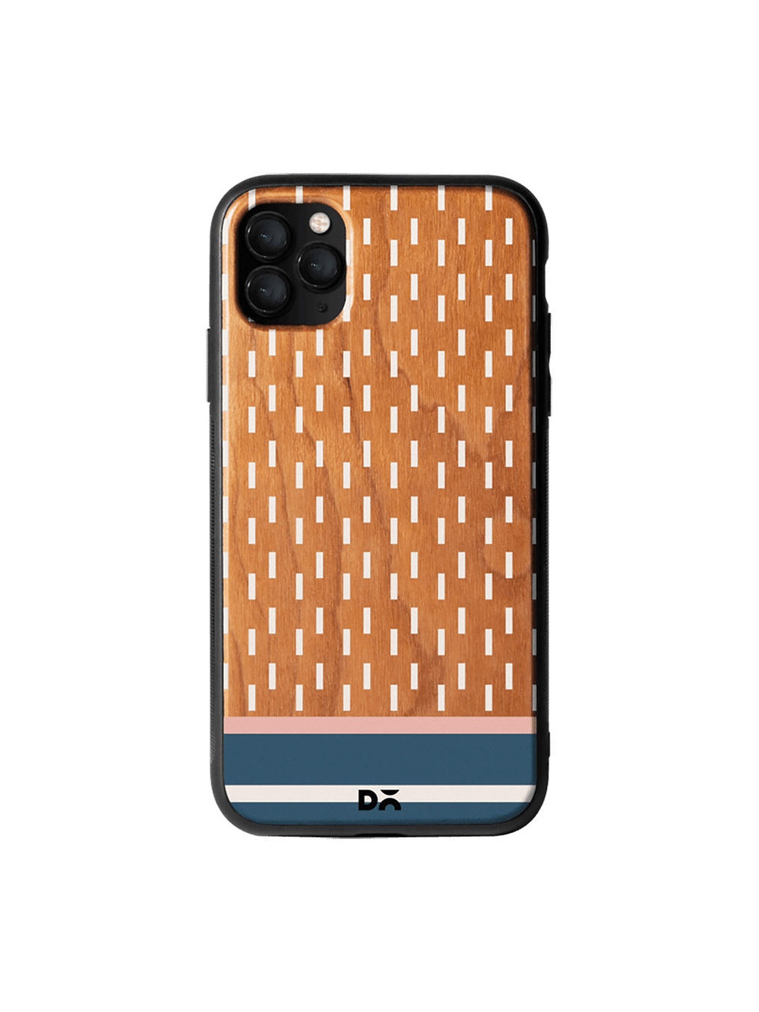 

DailyObjects Brown & White Rainfall Wooden iPhone 11 Pro Case
