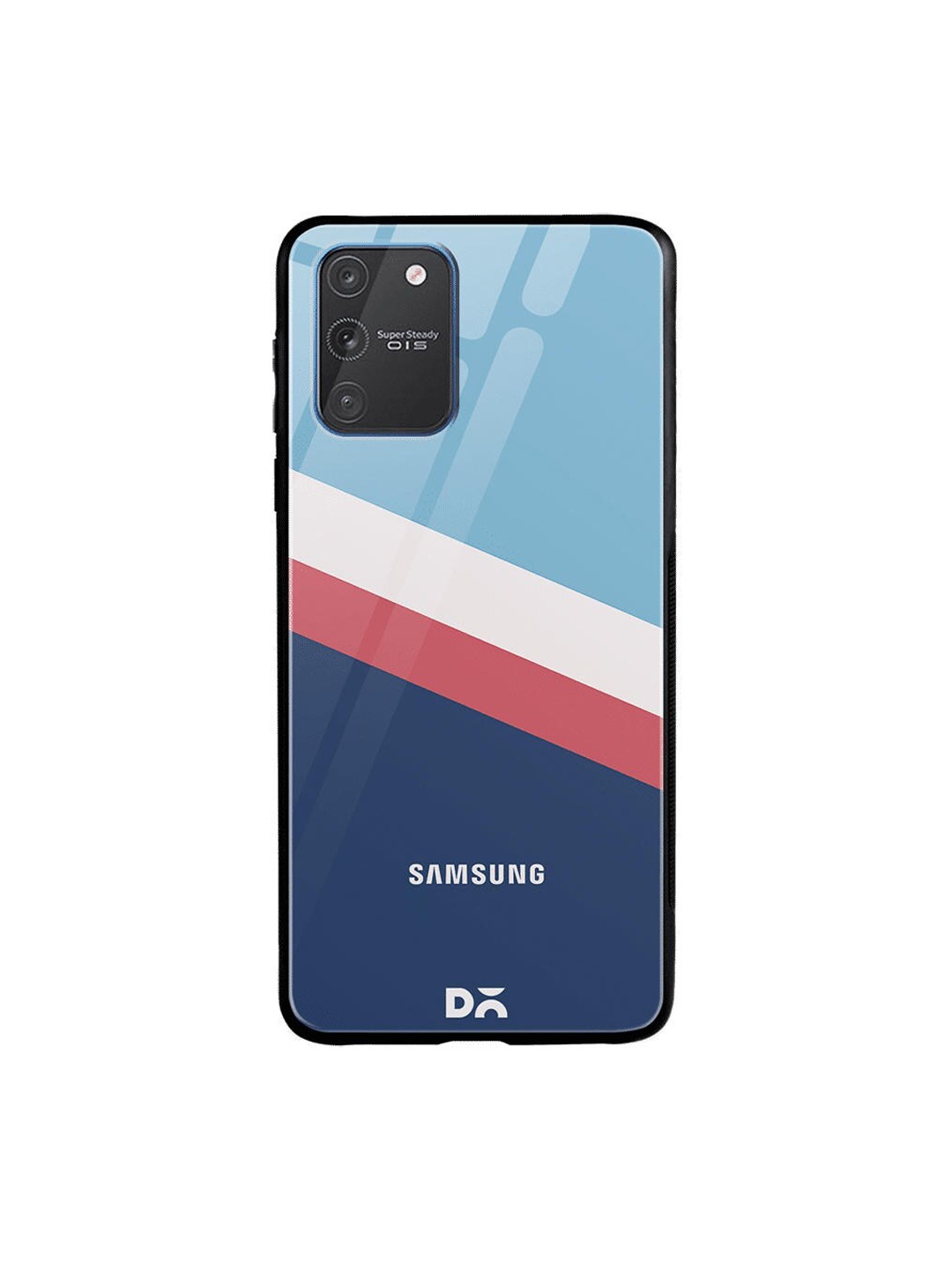 

DailyObjects Blue & Pink Angles Samsung Galaxy S10 Lite Shock Absorbent Glass Case