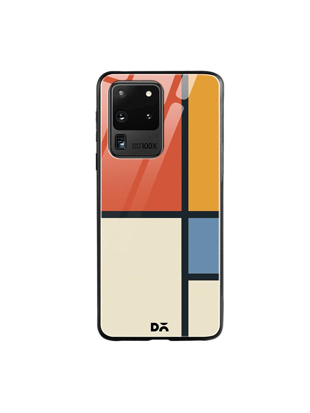 

DailyObjects Orange & Beige Window Samsung Galaxy S20 Ultra Shock Absorbent Glass Case