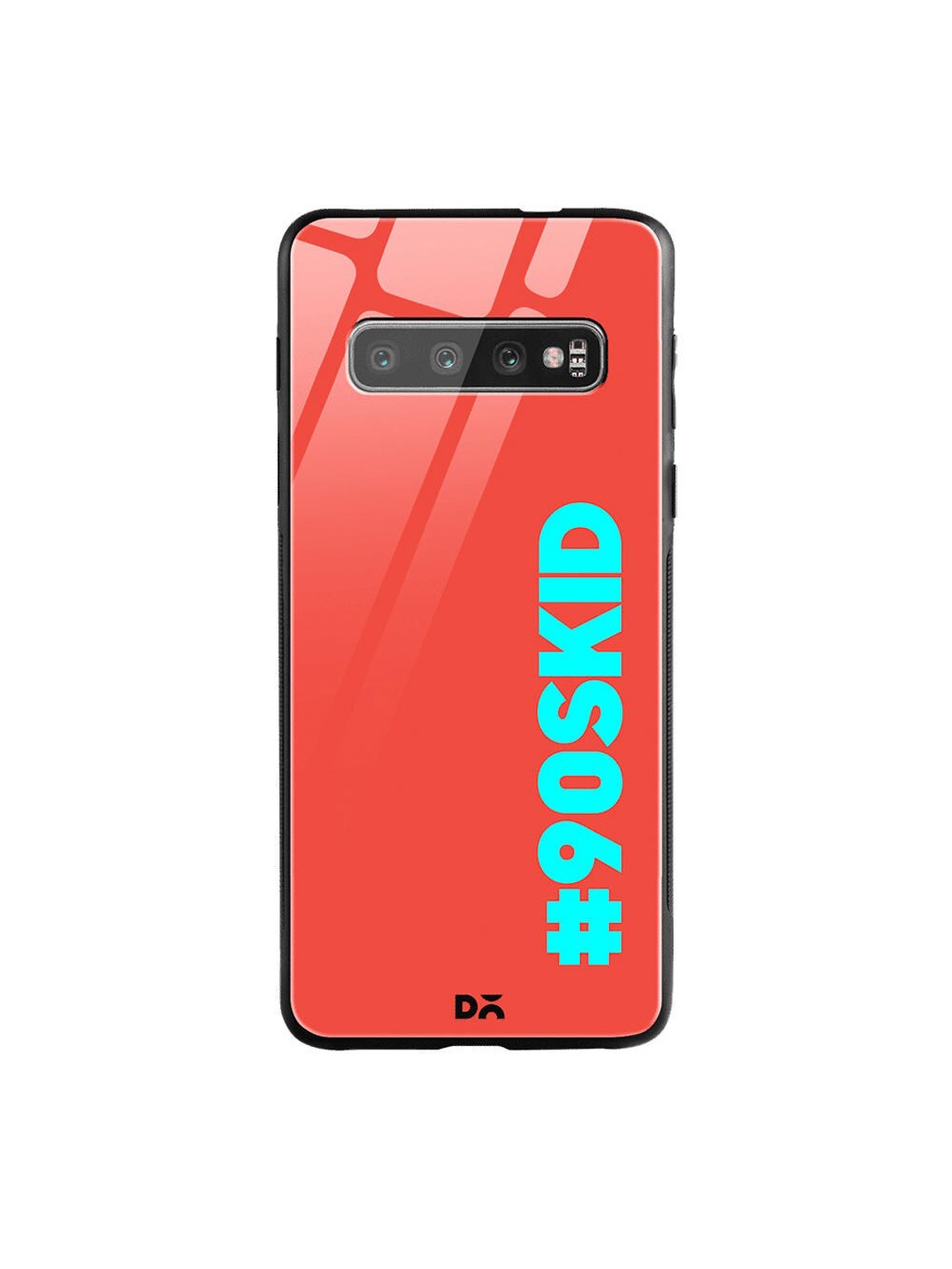

DailyObjects Red & Blue 90s Kid Samsung Galaxy S10 Plus Shock Absorbent Glass Case