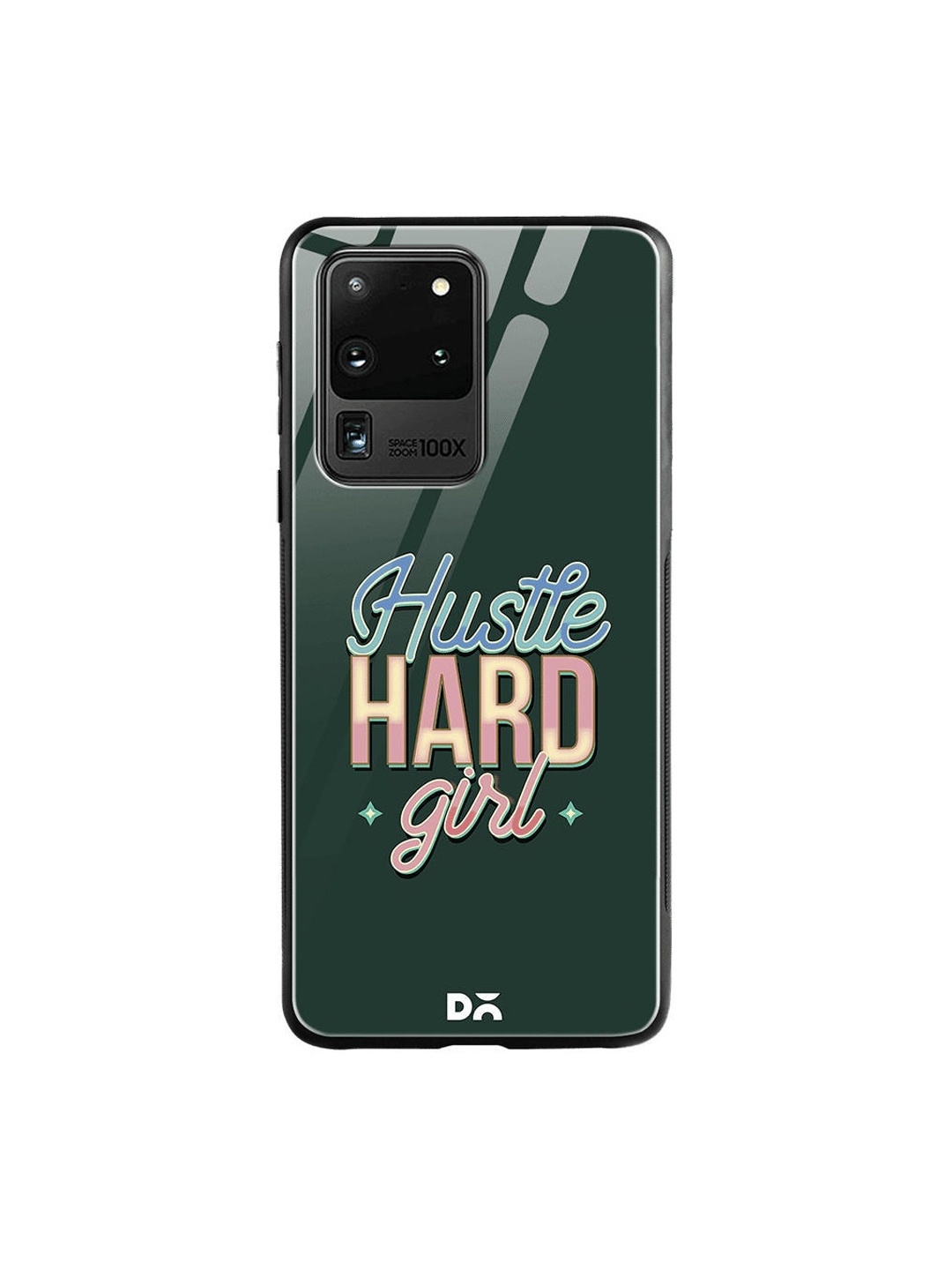 

DailyObjects Green & Blue Hustle Samsung Galaxy S20 Ultra Shock Absorbent Glass Case