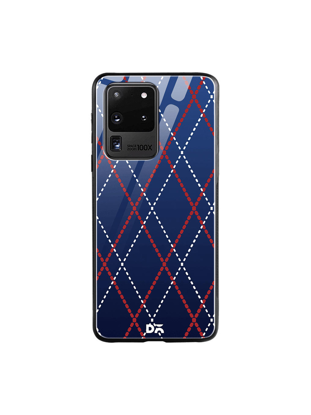 

DailyObjects Blue & White Nightfall Diamond Rope Samsung Galaxy S20 Ultra Shock Absorbent Glass Case