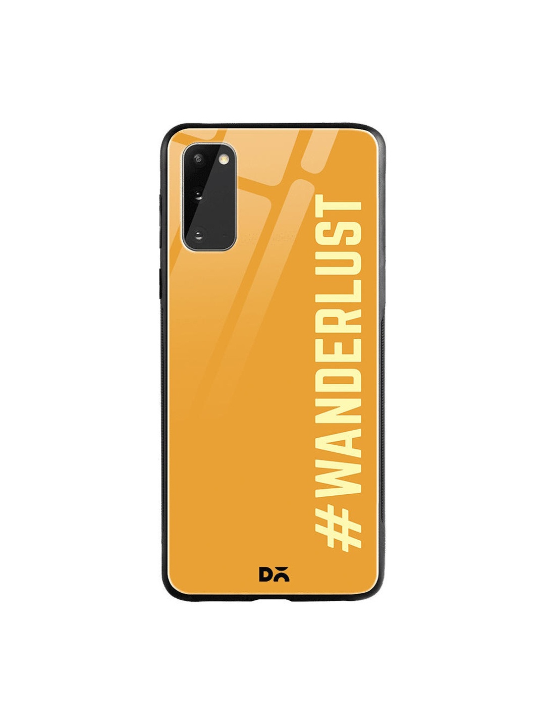 DailyObjects Yellow & Beige Wandering Samsung Galaxy S20 Shock Absorbent Glass Cover