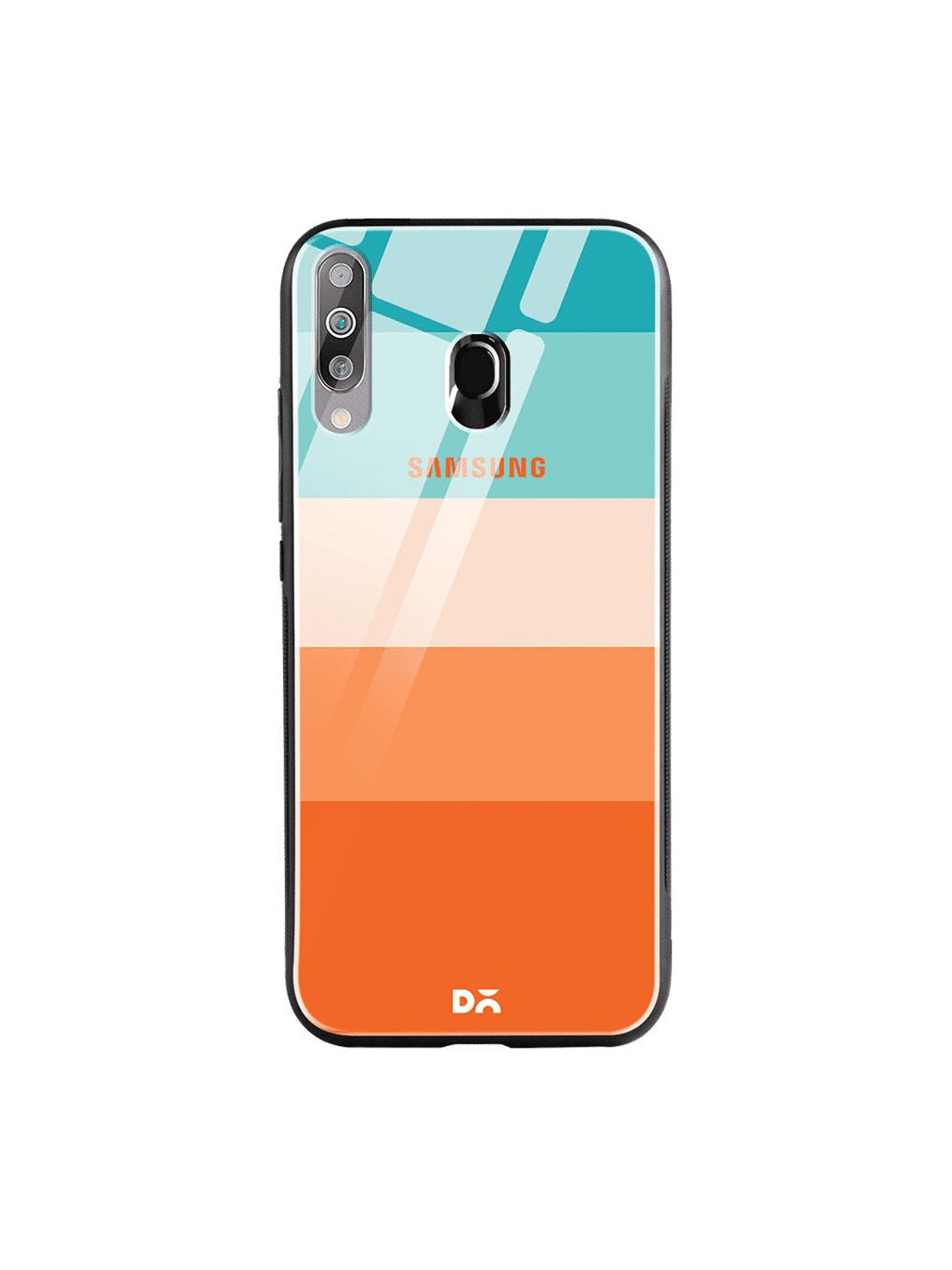 

DailyObjects Turquoise Blue & Pink Trio Quin Samsung Galaxy M30 Shock Absorbent Glass Case